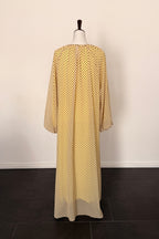 Dotted Kleid mit Bindegürtel