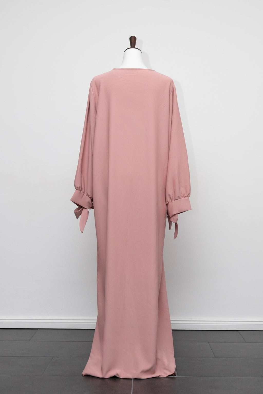 Abaya mit Ballonärmeln und Schleife