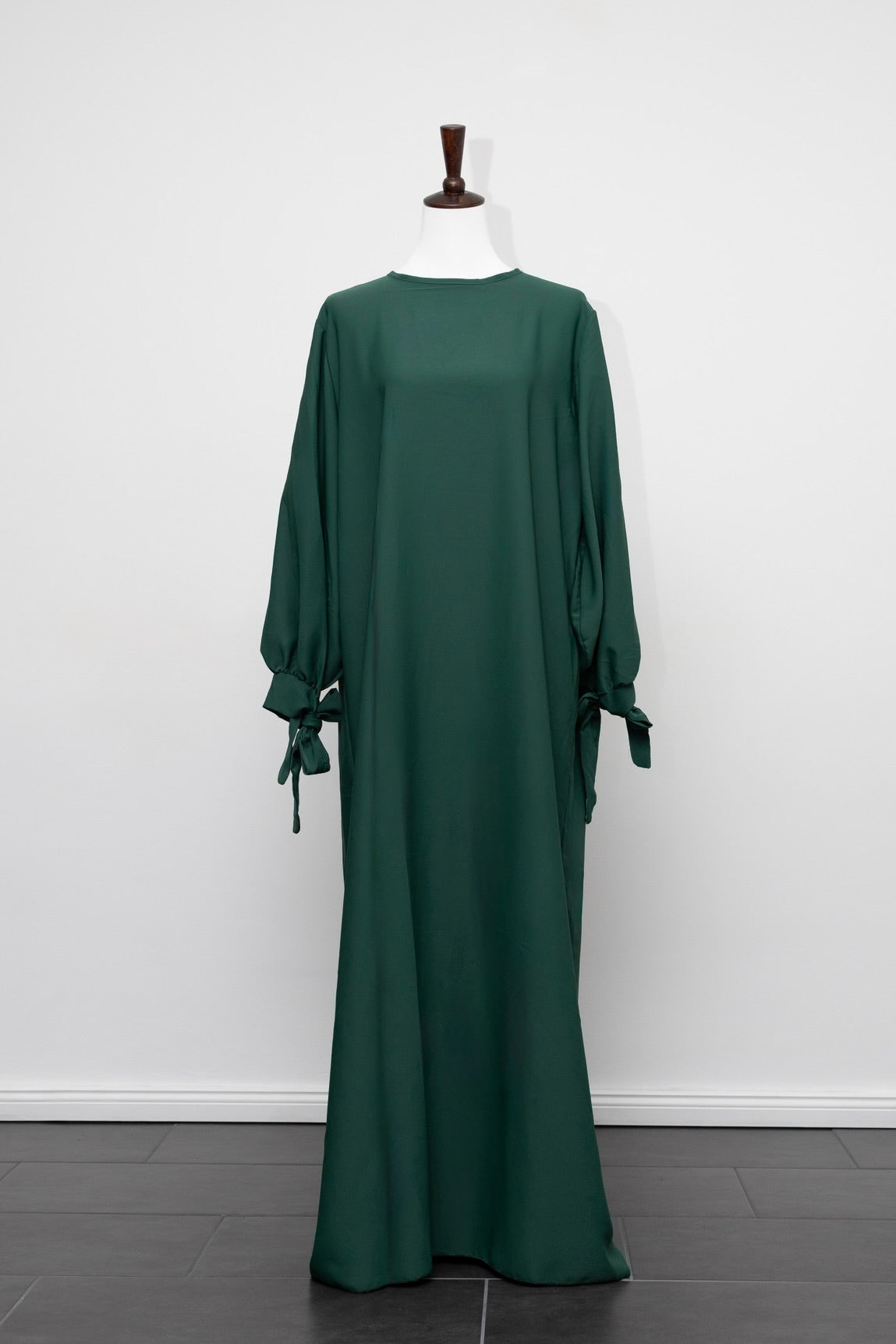 Abaya mit Ballonärmeln und Schleife