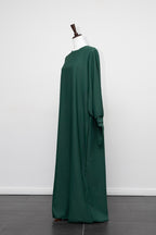 Abaya mit Ballonärmeln und Schleife