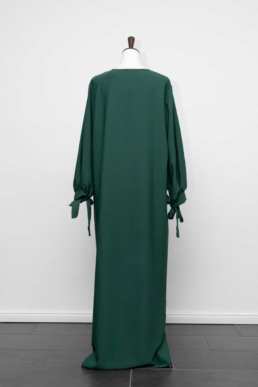 Abaya mit Ballonärmeln und Schleife